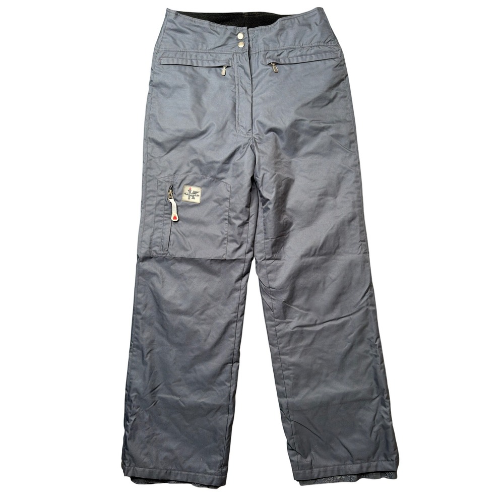 Kemper Snow Pants Womens Small Style 3322 Gray Insulated Cargo Winter Sport
